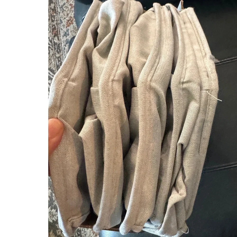 Made By Design Rotating Closet Organizer 4 Shelves 24 Pockets Tan 48x15x10in